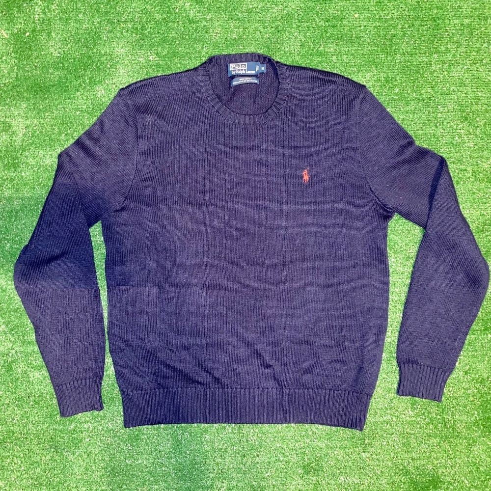 Polo Ralph Lauren Navy Cotton Men's Sweater